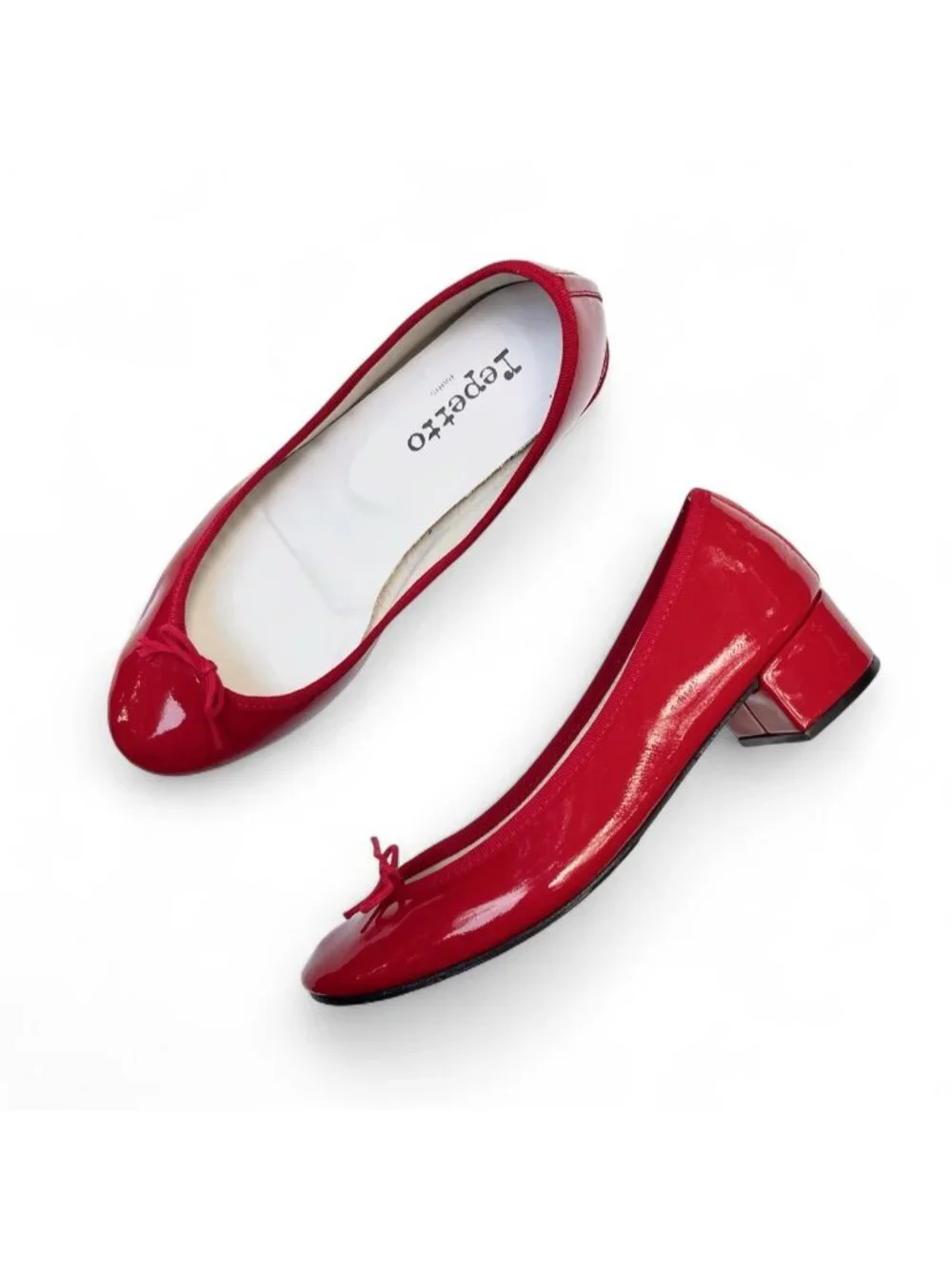 Repetto Camille Patent Leather Ballet Flats in 